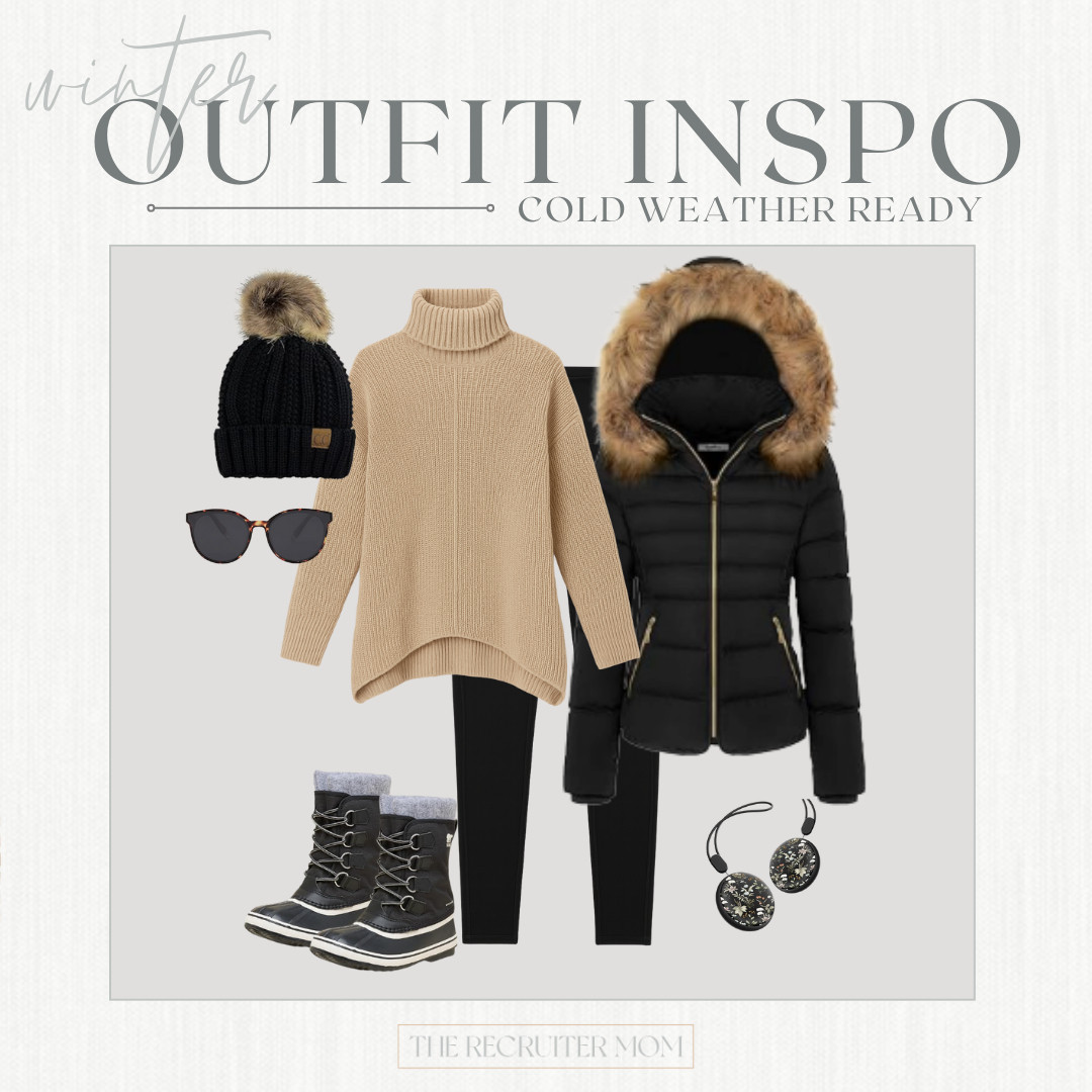 This tunic Length sweater is perfect paired with leggings and a cozy black puffer and snow boots for those cold weather days! .#winteroutfit #everydaylook #coldweatheroutfit 

 

#LTKSeasonal #LTKOver40 #LTKMidsize