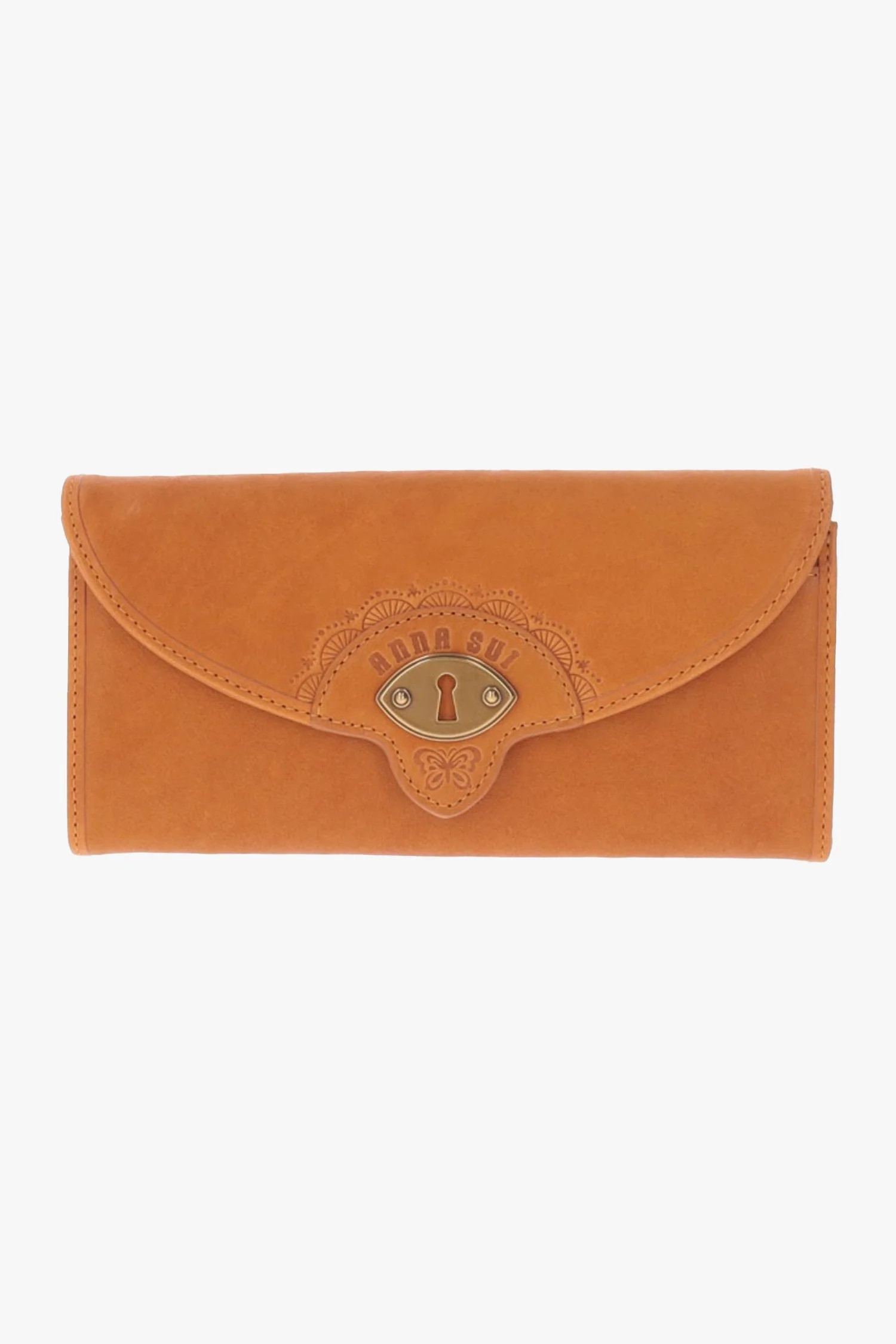 Butterfly Embossed Keyhole Wallet | Anna Sui