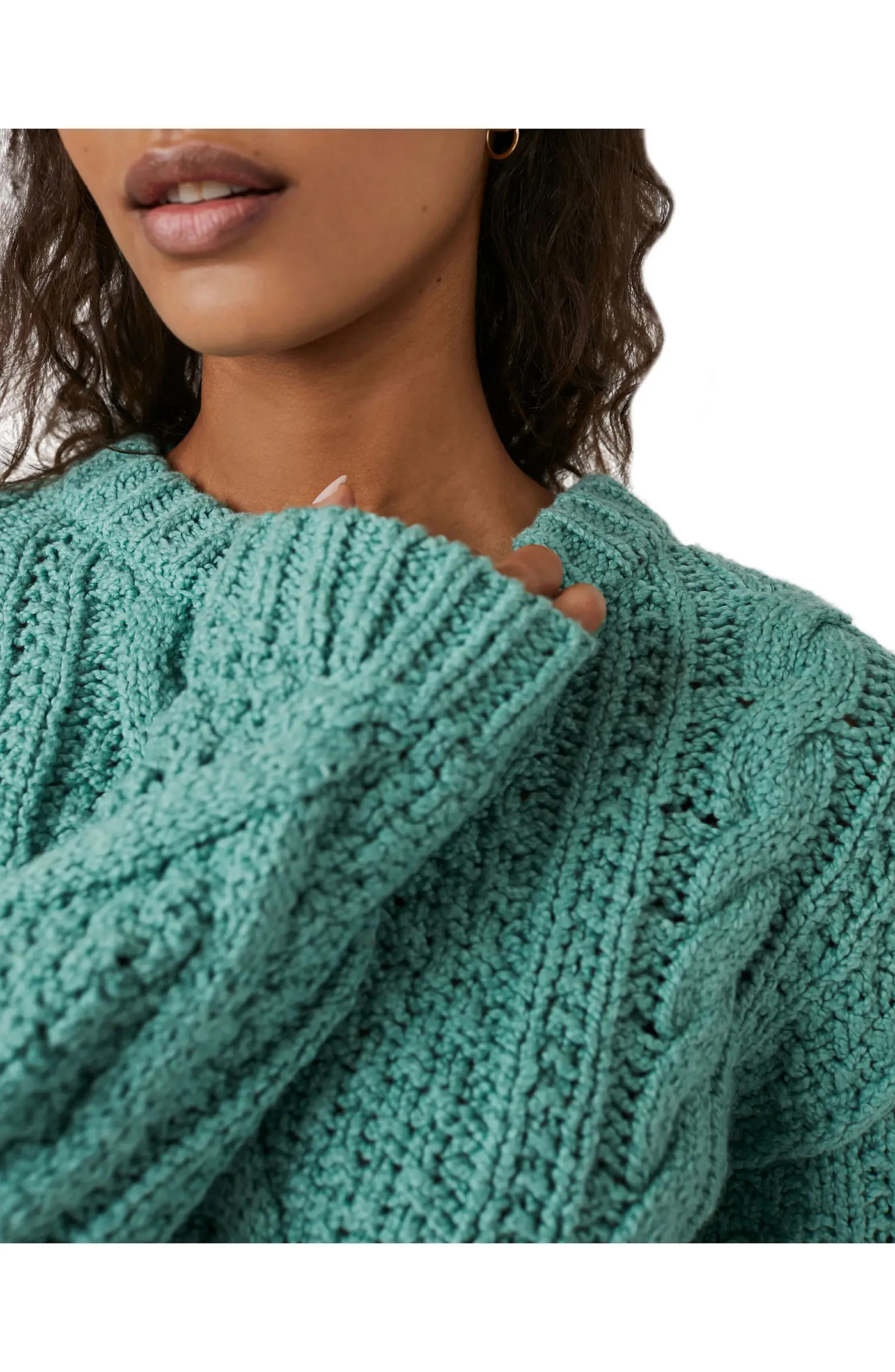 Cutting Edge Cotton Cable Sweater | Nordstrom