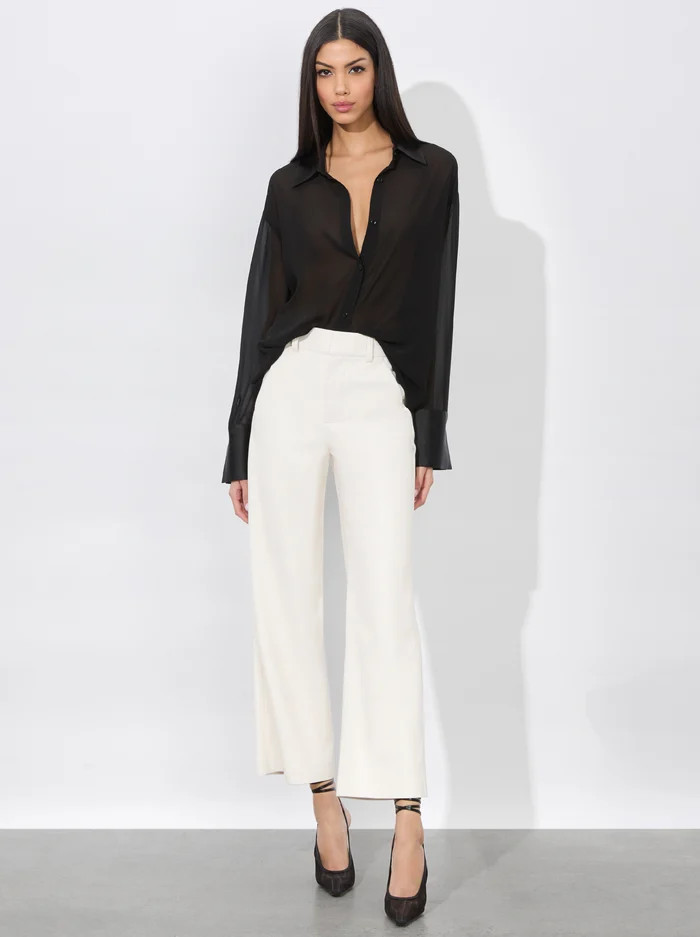 ALEXANDER VEGAN TROUSER | Alice + Olivia