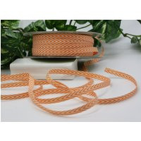 Orange Chevron Stripe Ribbon 1/4""-1/25"" Wide Crafts, Sewing, Gift Wrap | Etsy (US)