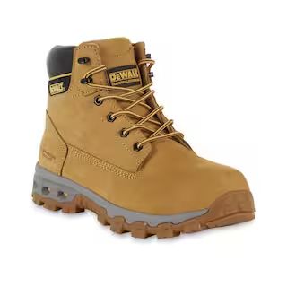 Men's Halogen 6'' Work Boots - Steel Toe - Wheat Size 10.5(M) | The Home Depot