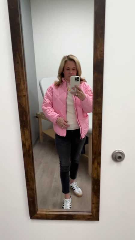 Had the best Valentine’s morning getting Botox with my favorite Botox provider in Charleston, Sweetgrass Plastic Surgery. Love this pink jacket for our warmer late winter days in Charleston, and my Adidas SamBAEs. Happy Valentine’s Day! 

#LTKover40 #LTKbeauty #LTKSeasonal