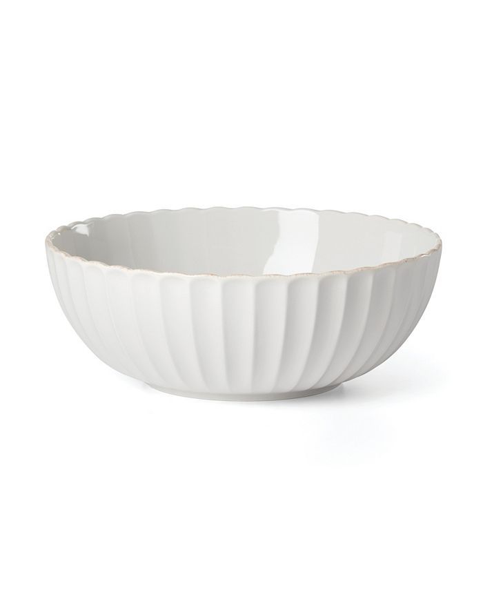 Lenox French Perle Scallop Serving Bowl & Reviews - Dinnerware - Dining - Macy's | Macys (US)
