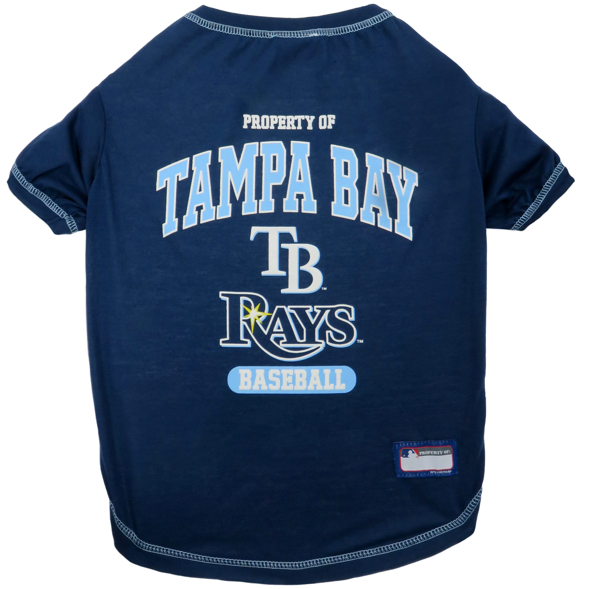 Pets First Tampa Bay Rays Tee Shirt for Dogs, Large | Petco
