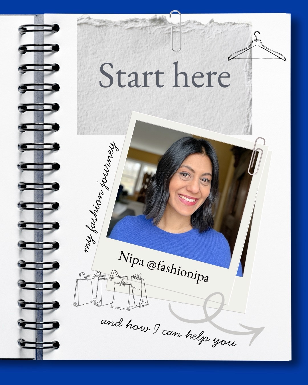 Hi, I'm Nipa, midlife fashion blogger, wife, mom and dog mom living in Upstate NY. 

I'm 5'4" size 4/4P/28. 

My style journey began 40 years ago when I realized I wanted to pursue a career in fashion.  I've been researching and practicing styling since then! 

Tell me where you are in your style journey ⬇️ I read every comment! 

💙 Nipa 

P.S.  You'll find my blog in my bio links. 
And I'm Nipa_Fashionipa on LTK, Fashionipa on Facebook, Pinterest, Threads, & Benable.