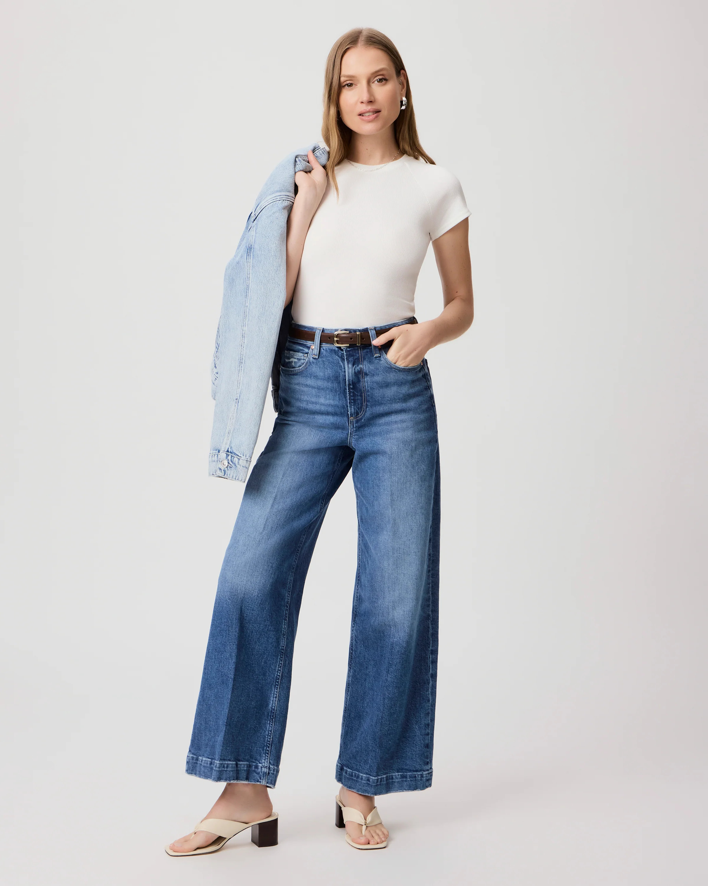 Harper 30" Wide Leg Jean | Paige