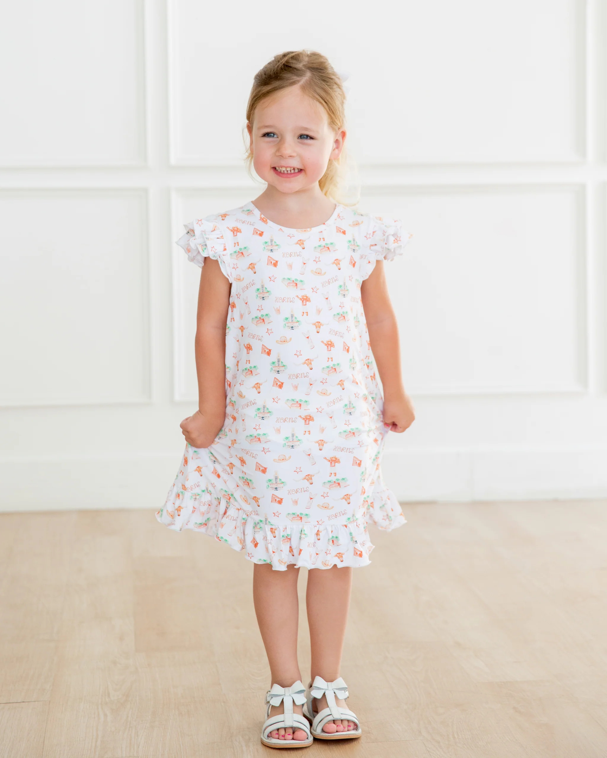 The Eyes - Girls Dress | Ann + Reeves Kids