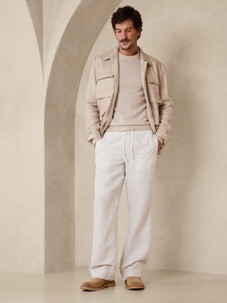 Castello Linen-Cotton Pant | Banana Republic (US)