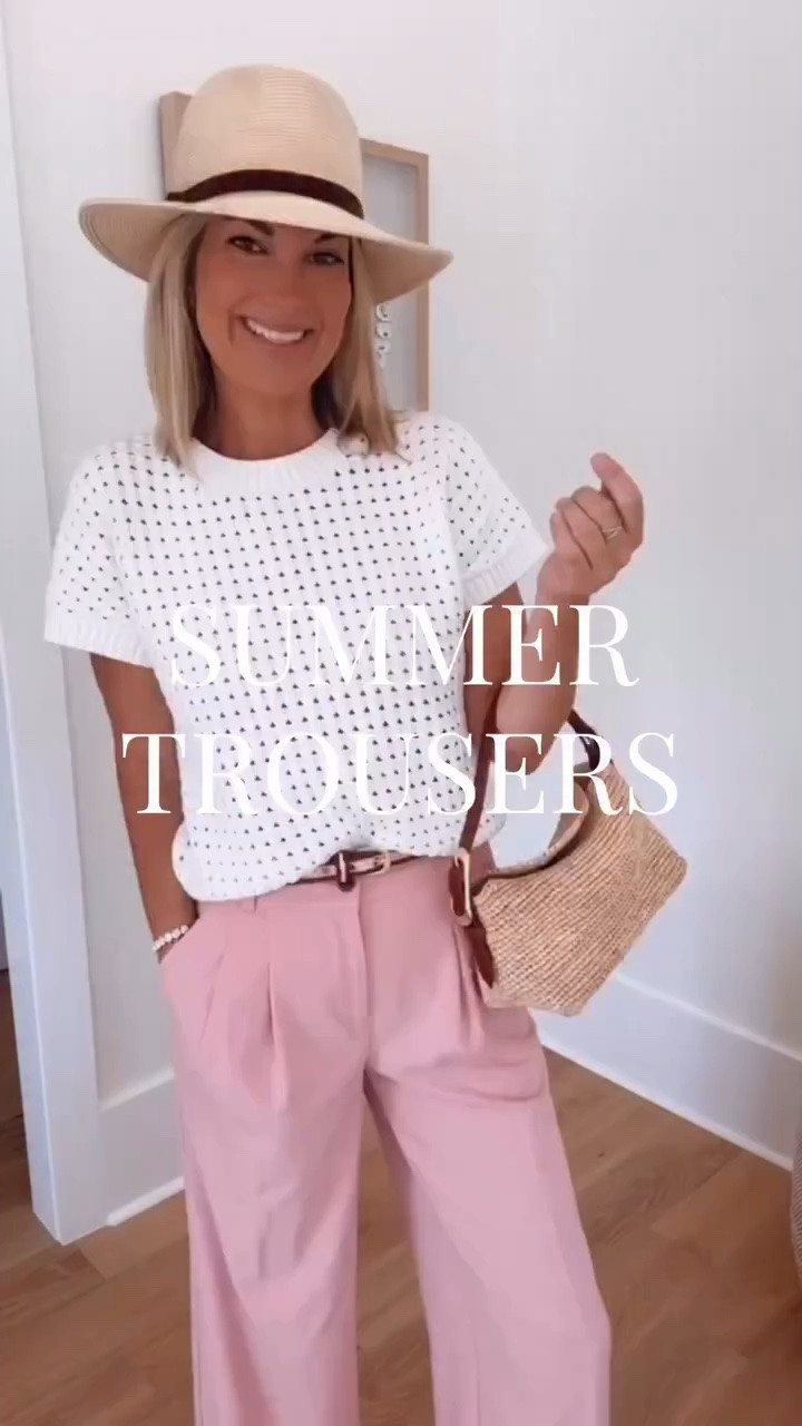 Summer trouser outfit
Summer workwear

#LTKootd #LTKgrwm #LTKWorkwear