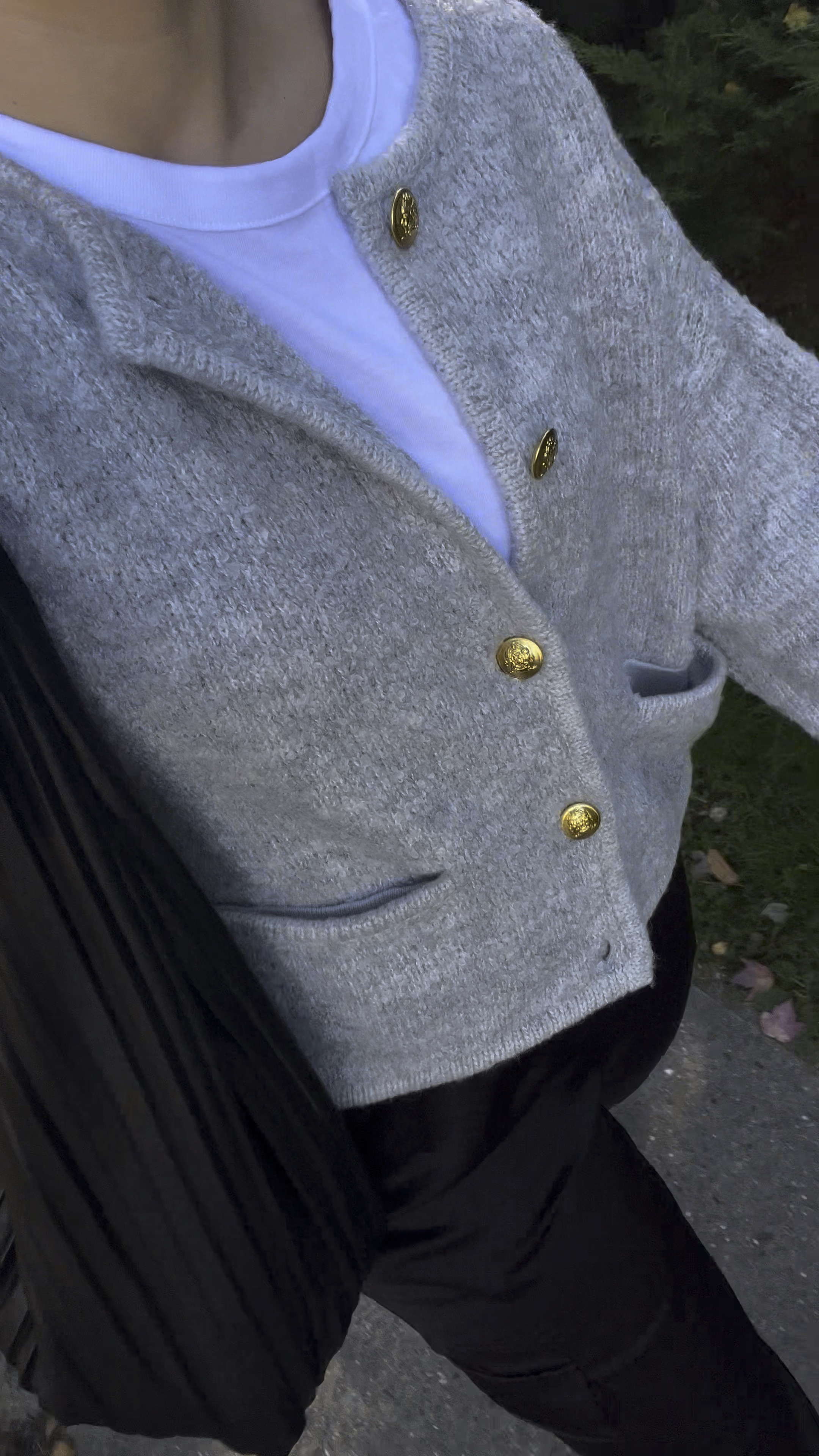 Boucle Cropped Sweater Jacket curated on LTK