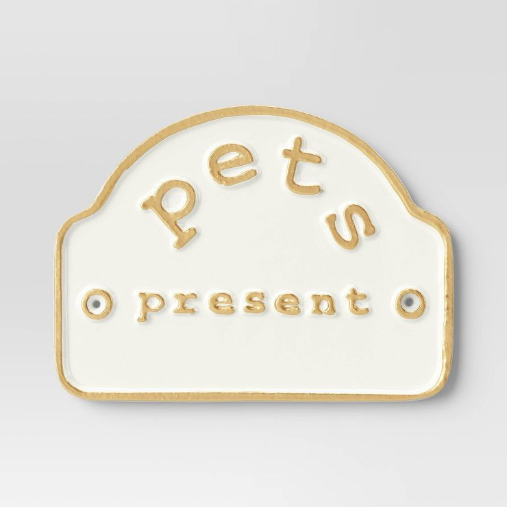Pet Present Aluminum Wall Sign - Smith & Hawken™ | Target