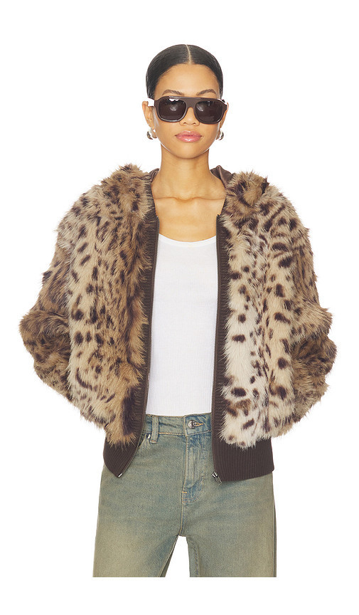 Jaded London Bear Faux Fur Jacket in Leopard. Size S | Revolve Clothing (Global)