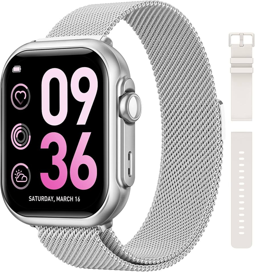 Smart Watches for Women Reloj Inteligente: Smartwatch with 30Day Battery Life Heart Rate SpO2 Sle... | Amazon (US)