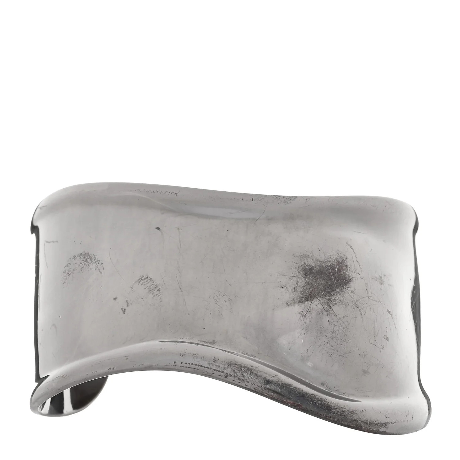 Ruthenium Small Elsa Peretti Left Wrist Bone Cuff Bracelet | FASHIONPHILE (US)