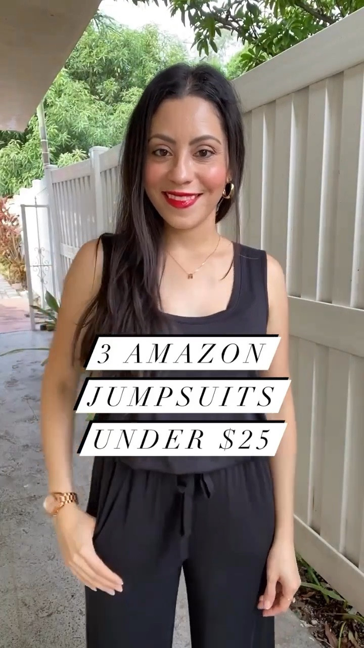 3 Amazon jumpsuits under $25 - Available in more colors ❤️🧡💚 Wearing size xSmall 

#LTKunder50 #LTKstyletip #LTKFind