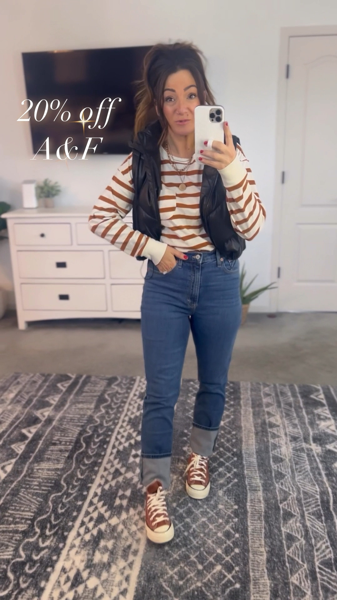 20% off Abercrombie jeans with promo code! 👏 

#LTKFallSale #LTKFindsUnder100 #LTKVideo