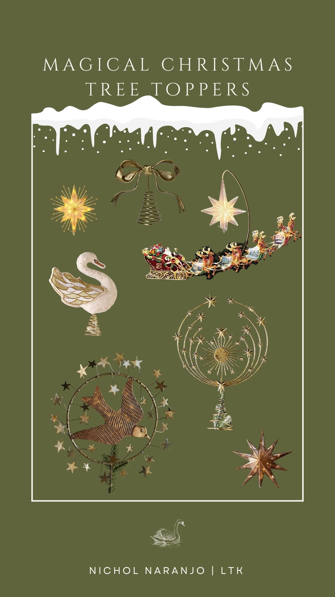 Every Christmas tree needs a topper, don’t you agree? These are some of my favorites this year! 🎄🎅🏽✨

#LTKHome #LTKHoliday #LTKSeasonal