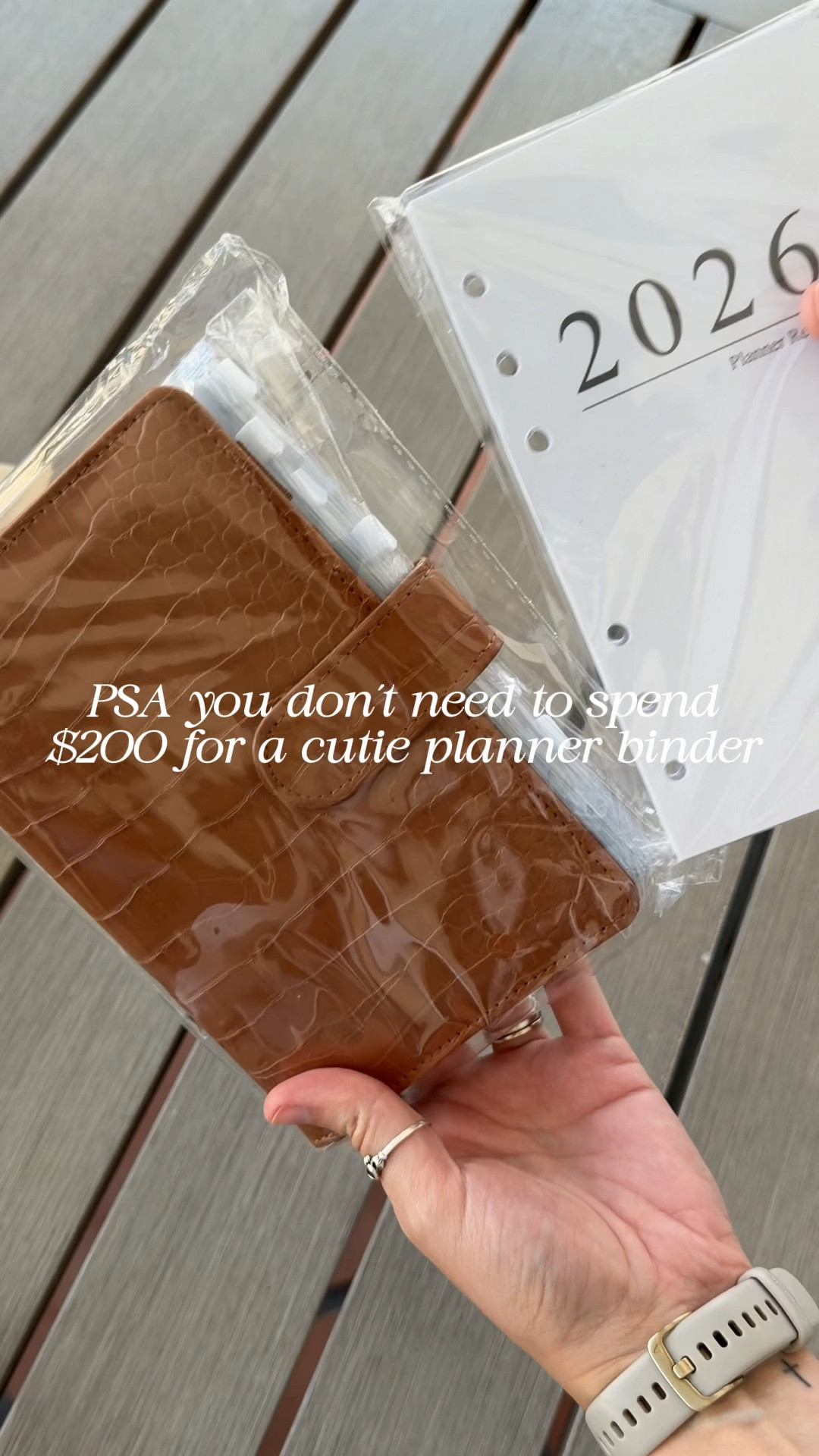 The cutest binder planner for under $20!! So excited to add more things and personalize this planner for next year🤭

#binderplanner #budgetplanner #plannergirls #2026planner #personalizedplanner 

#LTKSeasonal #LTKCyberWeek #LTKGiftGuide