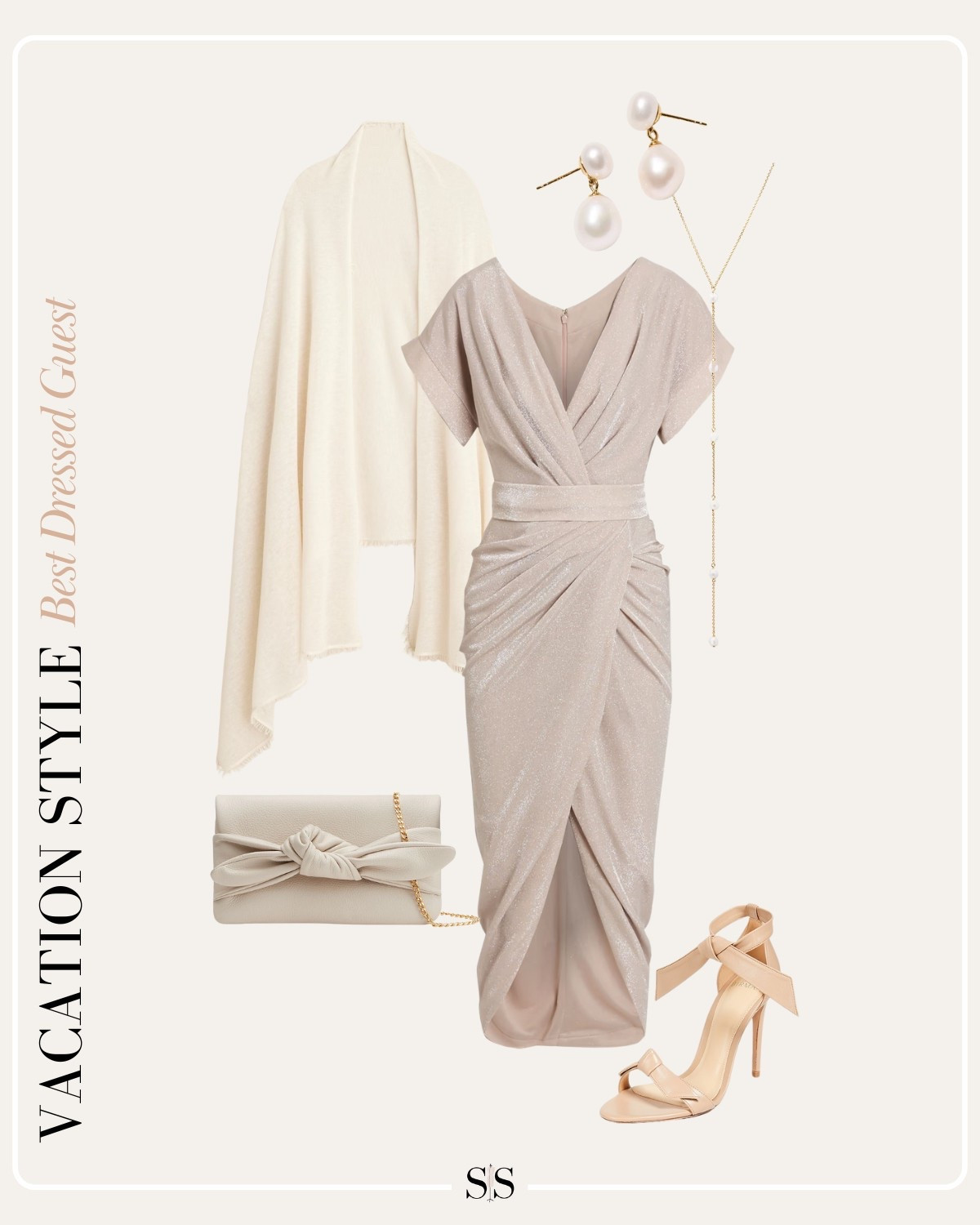 Vacation Style | Best Dressed Guest:  

Make an entrance with this glamorous dress, ideal for formal affairs or an elegant evening out. The draped details and flattering silhouette make this a statement piece, effortlessly elevating your style. 

#GlamEvening #FormalAffair #EffortlesslyElegant #DestinationWedding #VacationOutfit

#LTKStyleTip #LTKTravel