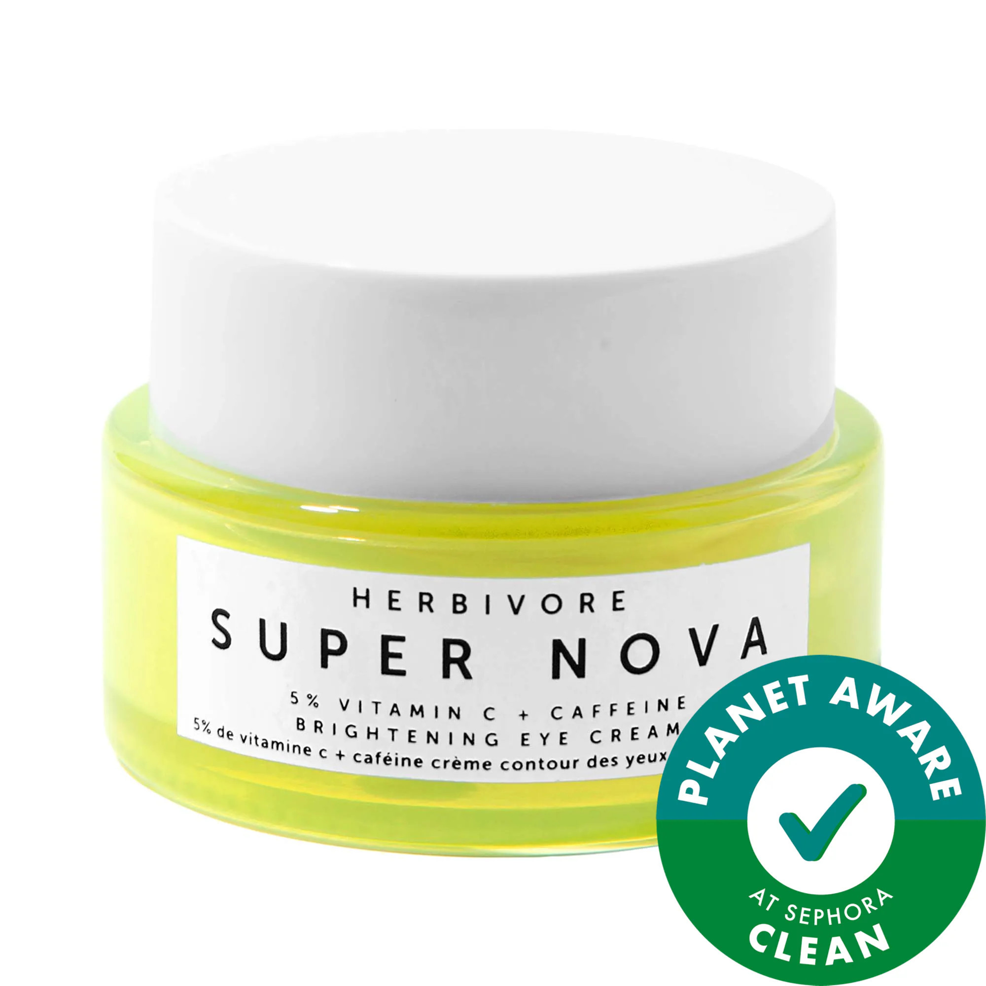 Herbivore Super Nova 5% THD Vitamin C + Caffeine Brightening Eye Cream 0.5 oz / 15 mL | Sephora (US)