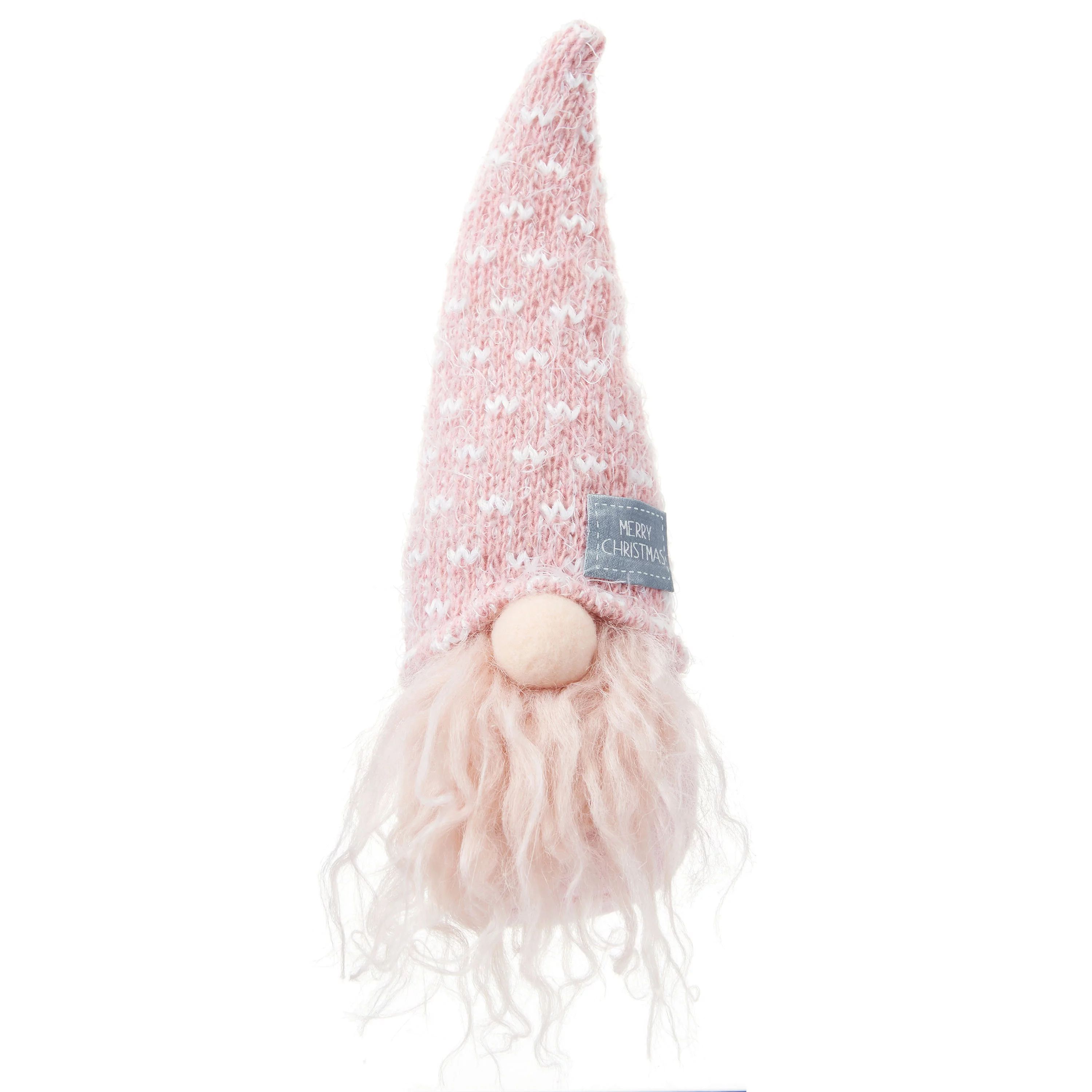 Holiday Time Big Hat Gnome, 7" — Pink Hat - Walmart.com | Walmart (US)