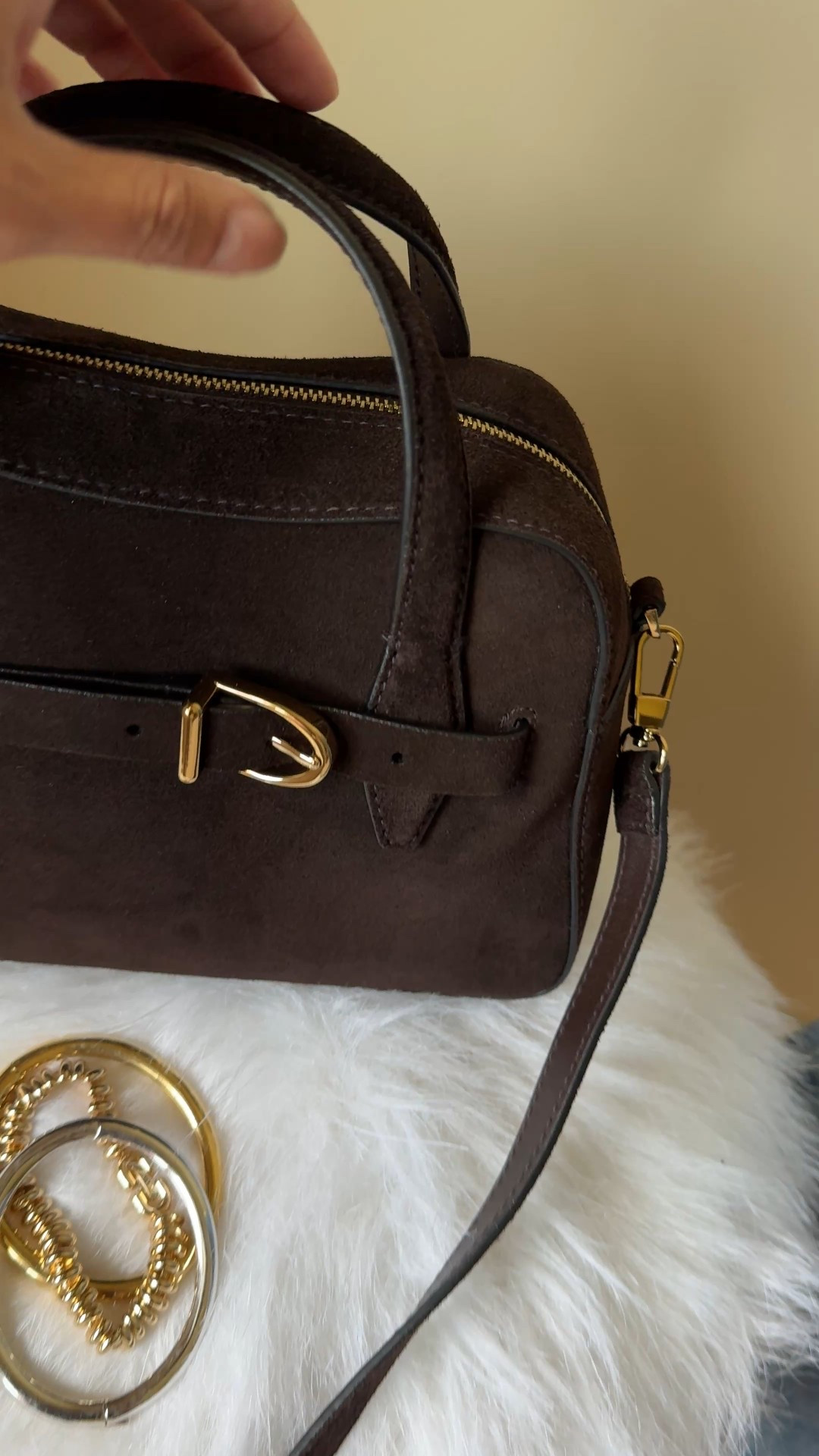 Suede bag. Suede handbag. Fall bag. Available in multiple colors  

#LTKSaleAlert #LTKOver40 #LTKItBag