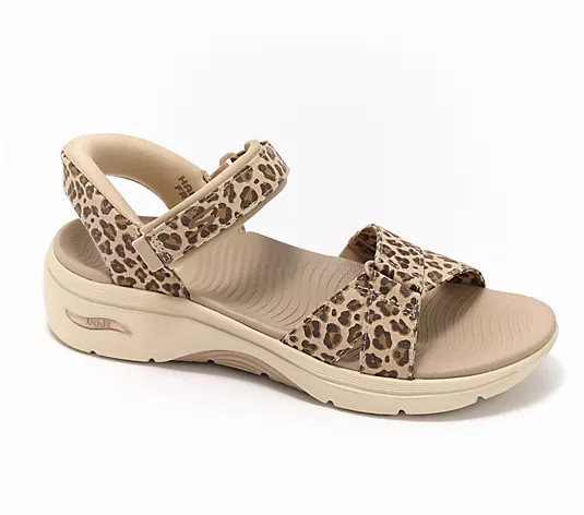 Make Your Selection: Skechers Slip-ins GO Walk Arch Fit Sandals - Ava | QVC