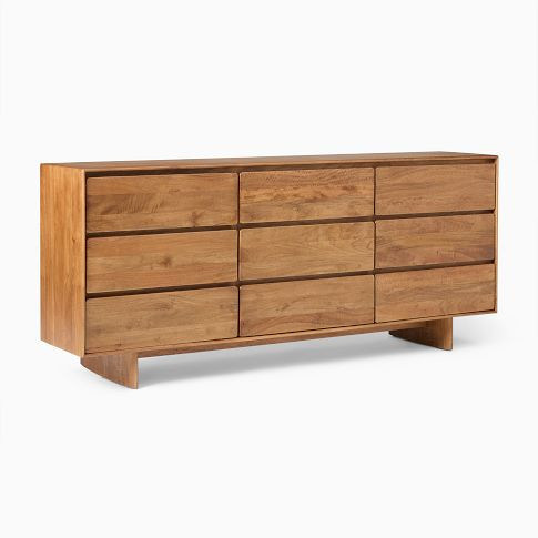 Anton Solid Wood Wide 9-Drawer Dresser (85") | West Elm (US)