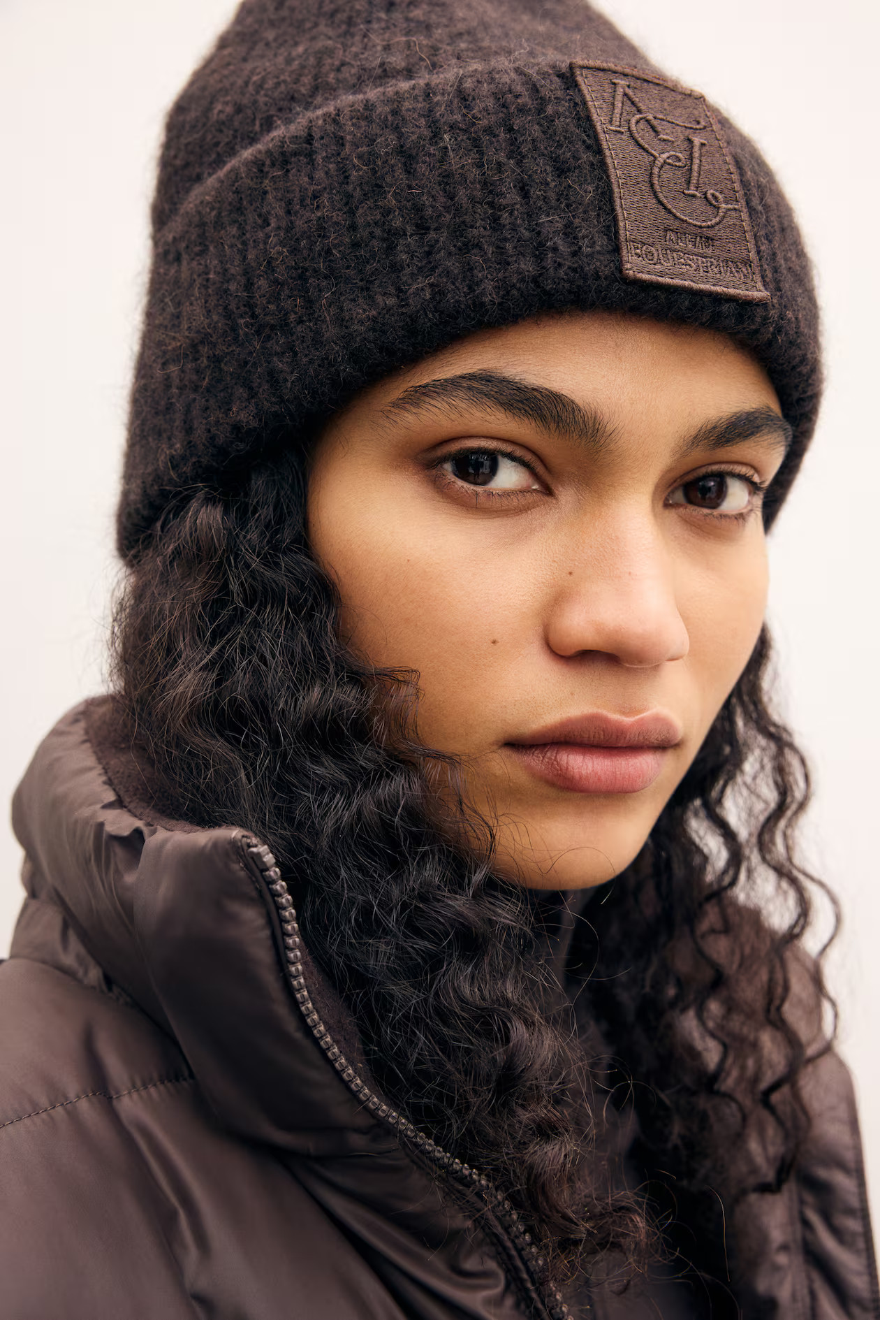 Rib-knit alpaca-blend beanie | H&M (UK, MY, IN, SG, PH, TW, HK)