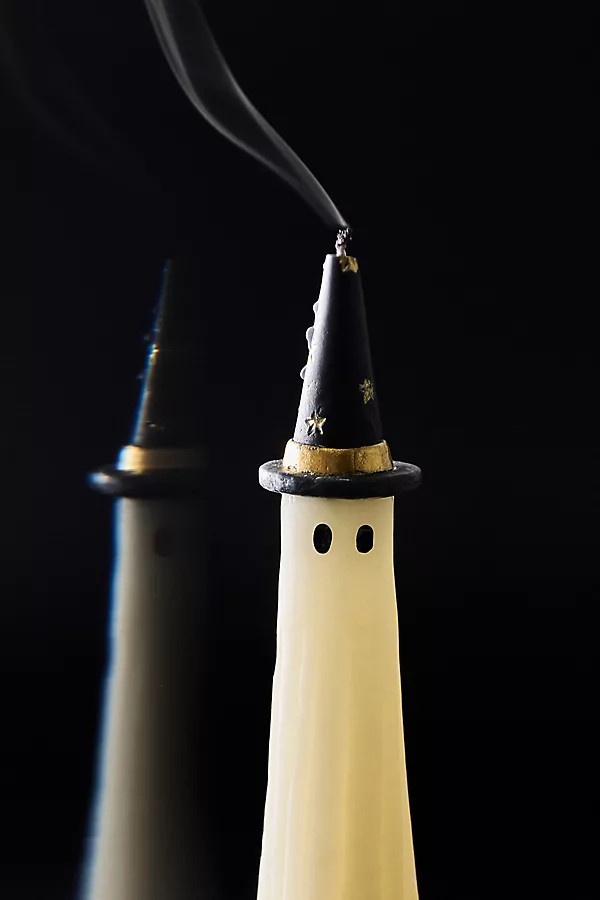 Ghost Witch Shaped Wax Tapers | Anthropologie (US)