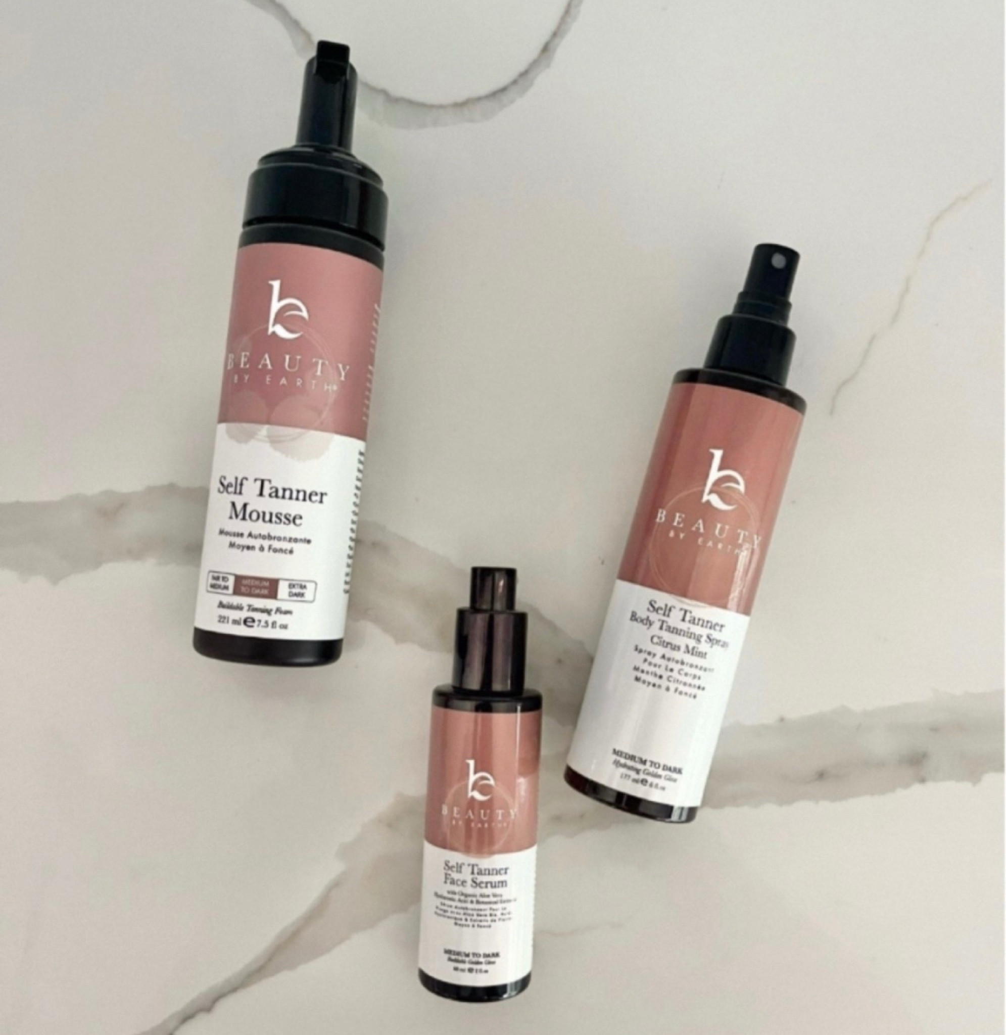 My favorite clean sunless tanner!  👉🏼 I’ve used almost every product from this line and the mousse is my favorite for all over body color.  It absorbs and dries quickly and gives great  natural color. I also like that it does not contain any bronzer, so it won’t stay in your clothes when you put it on. The color will develop after several hours. I like to put it on at night and sleep in it and rinse off in the morning. I apply with a mitt for even coverage. 
👉🏼  The spray is great for touchups in between applications.  It has a more natural coverage compared to the mousse. 
👉🏼 the face serum is great to sleep in and wake up with some nice color on your face.

** I have also tried the lotion from this line, and while it provides great coverage, I do think it takes a very long time to dry and leaves your skin feeling sticky for a while, so I prefer the mousse 
 
Non-toxic sunless tanner
Nontoxic skin care, clean beauty 
Self tanner #LTKStyleTip