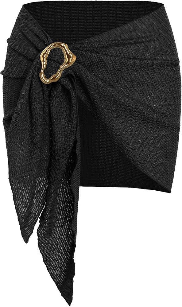 ZAFUL Boho Beach Cover Ups for Women Sarong Coverups Sheer Bikini Chiffon Wraps Skirts for Swimwe... | Amazon (US)