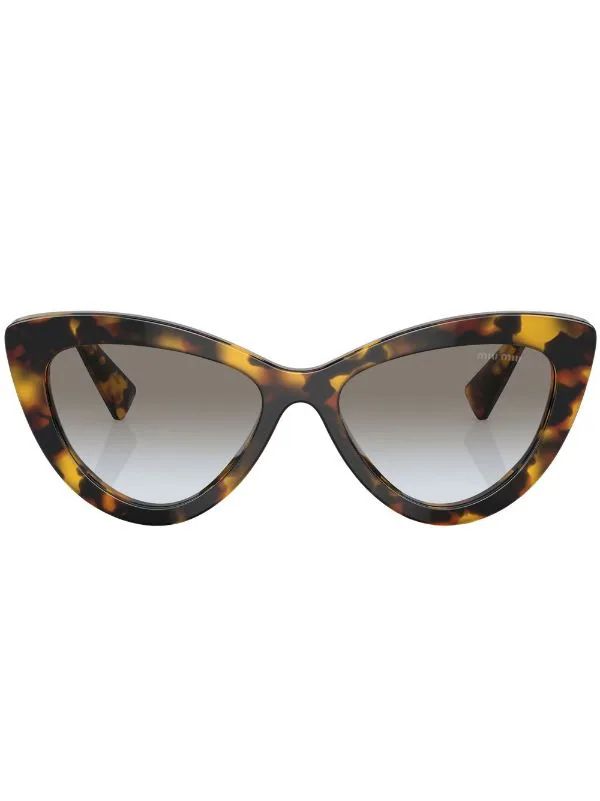 tortoiseshell-effect cat-eye sunglasses | Farfetch Global