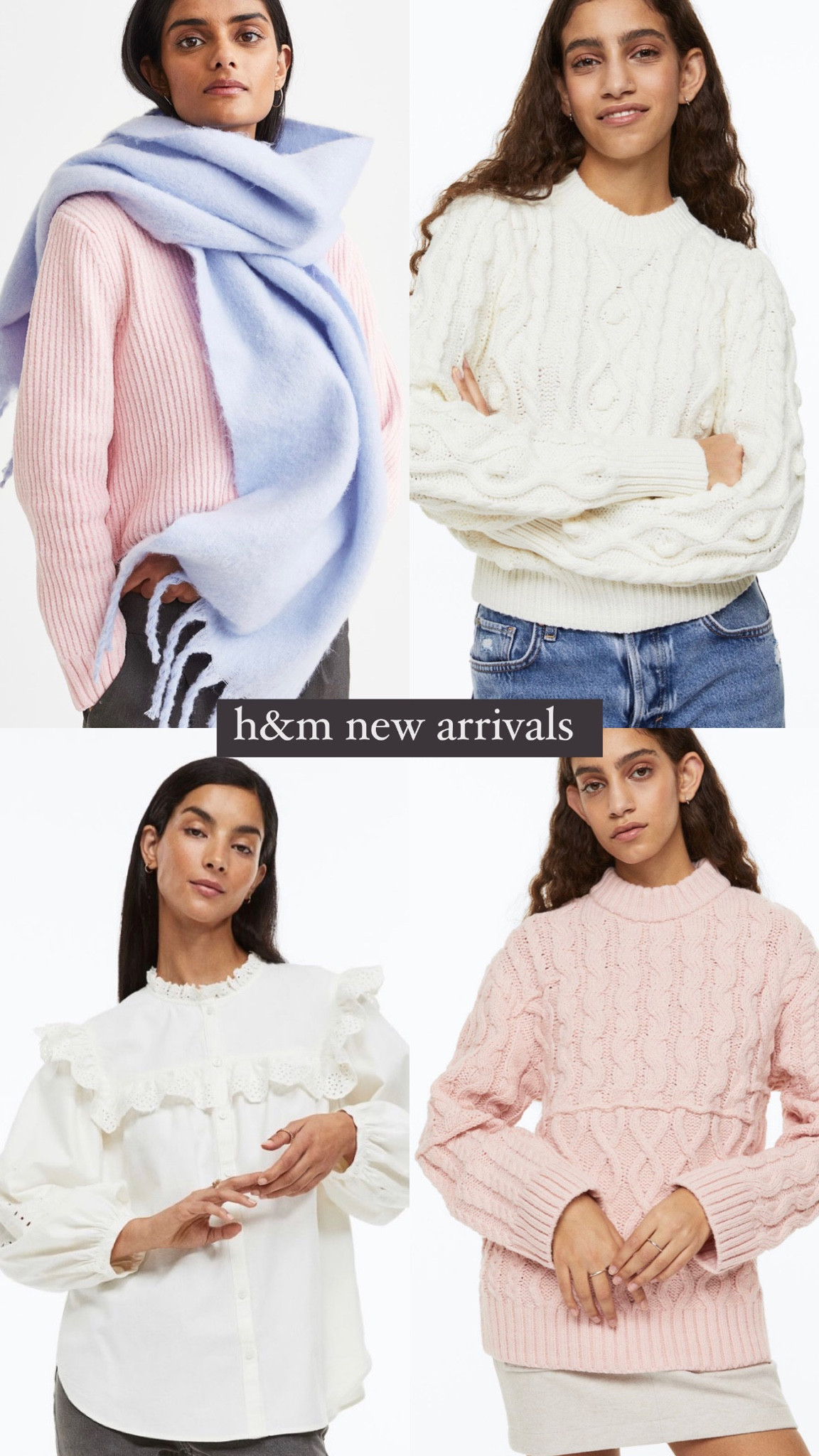 h&m new arrivals! almost every item has all sizes in stock! 