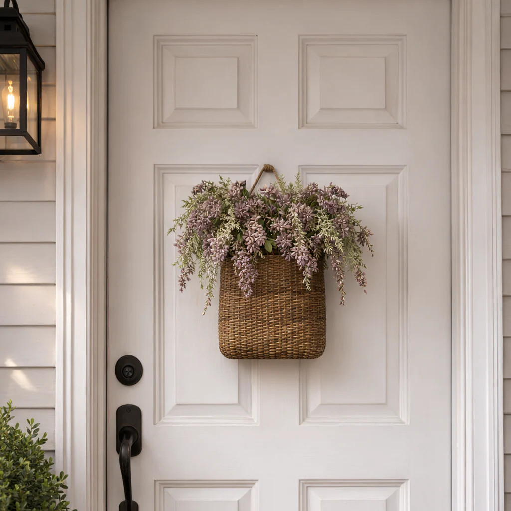 Rattan Door Baskets | Eco Chic Home