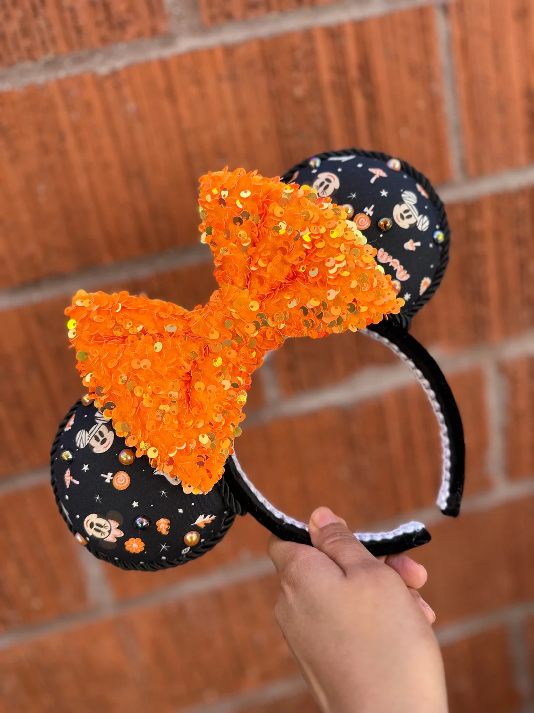 Mickey Halloween Ears - Etsy | Etsy (US)