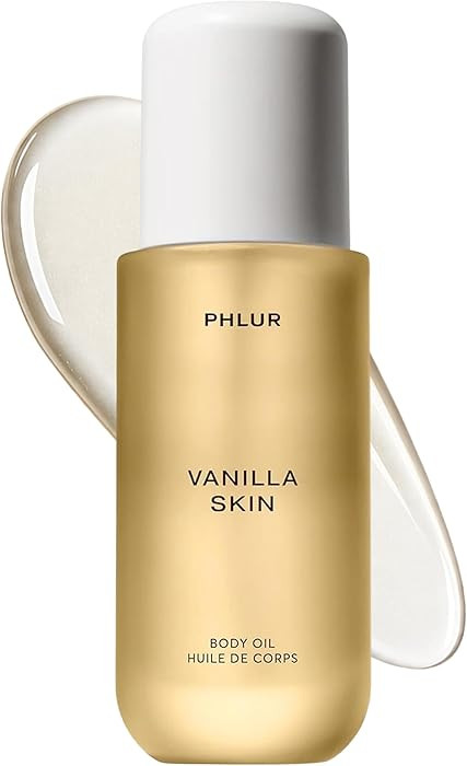 PHLUR Vanilla Skin Body Oil, 4 Fl Oz – Vanilla, Pink Pepper & Sandalwood Scented Body Oil for W... | Amazon (US)