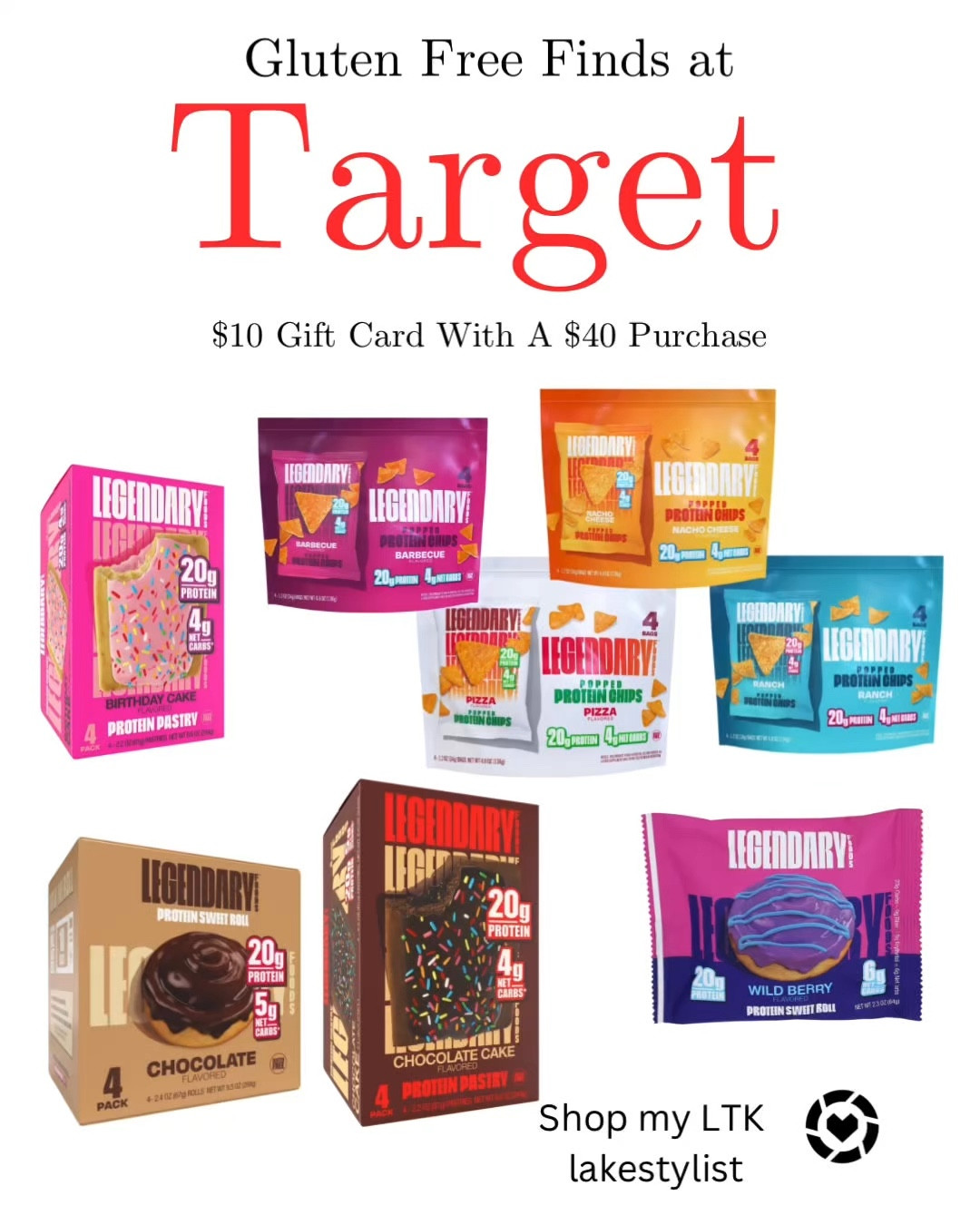 On a gluten-free journey? Finding tasty, low-carb, high-protein options can be tough, but I found these Legendary products at Target, and they’re a game-changer! 🎯 Plus, they’re on sale—get a $10 gift card with a $40 purchase. Don’t miss out on this deal! #celiacfriendly #glutenfreeliving

#LTKActive #LTKFamily #LTKSaleAlert