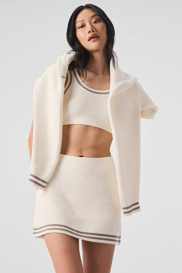 Tennis Club Sweater Knit Skirt | Alo Yoga (US)