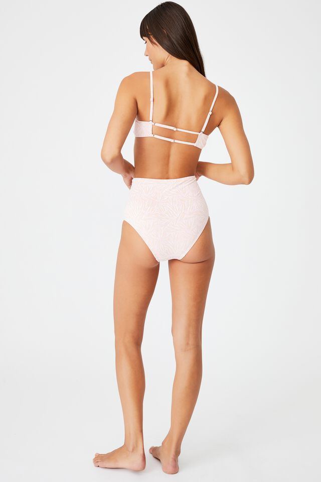 Gathered Front Backless Bikini Top | Cotton On (US)