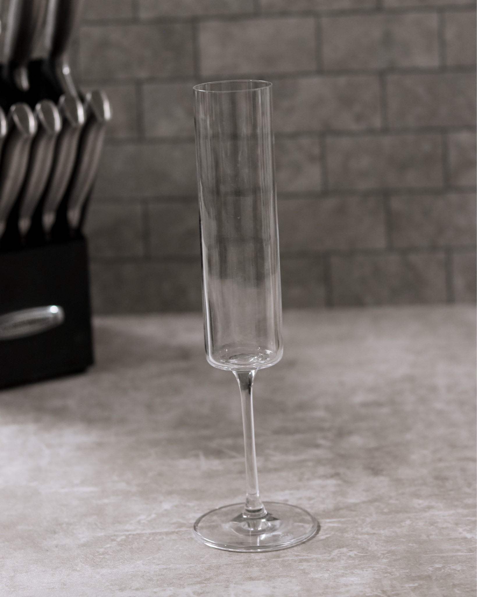 Edge Square Champagne Glass Flute + Reviews