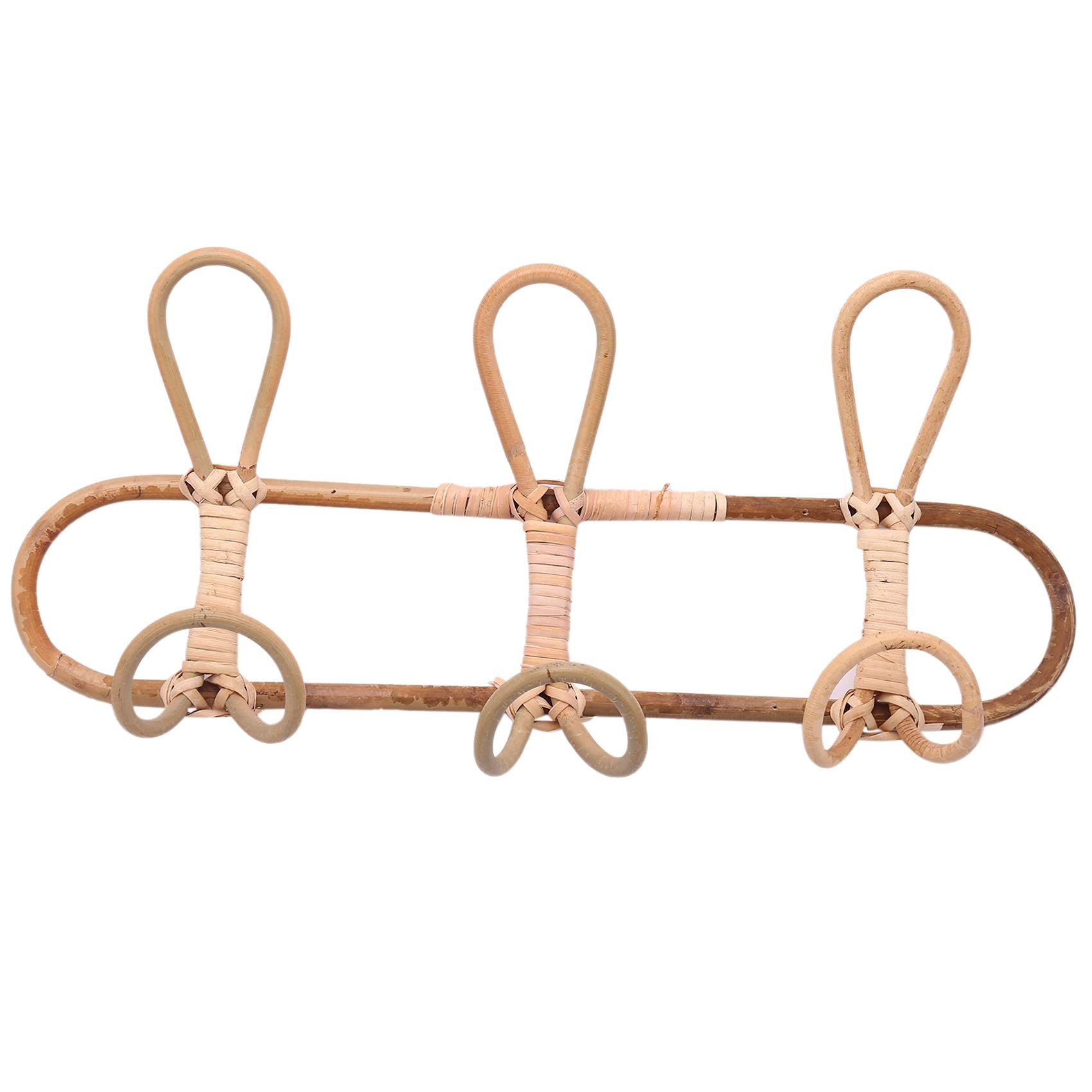 Pteanecay Rattan Clothes Hanger for Kids,Bamboo Garments Baby Hangers Children Organizer Room Nur... | Amazon (US)