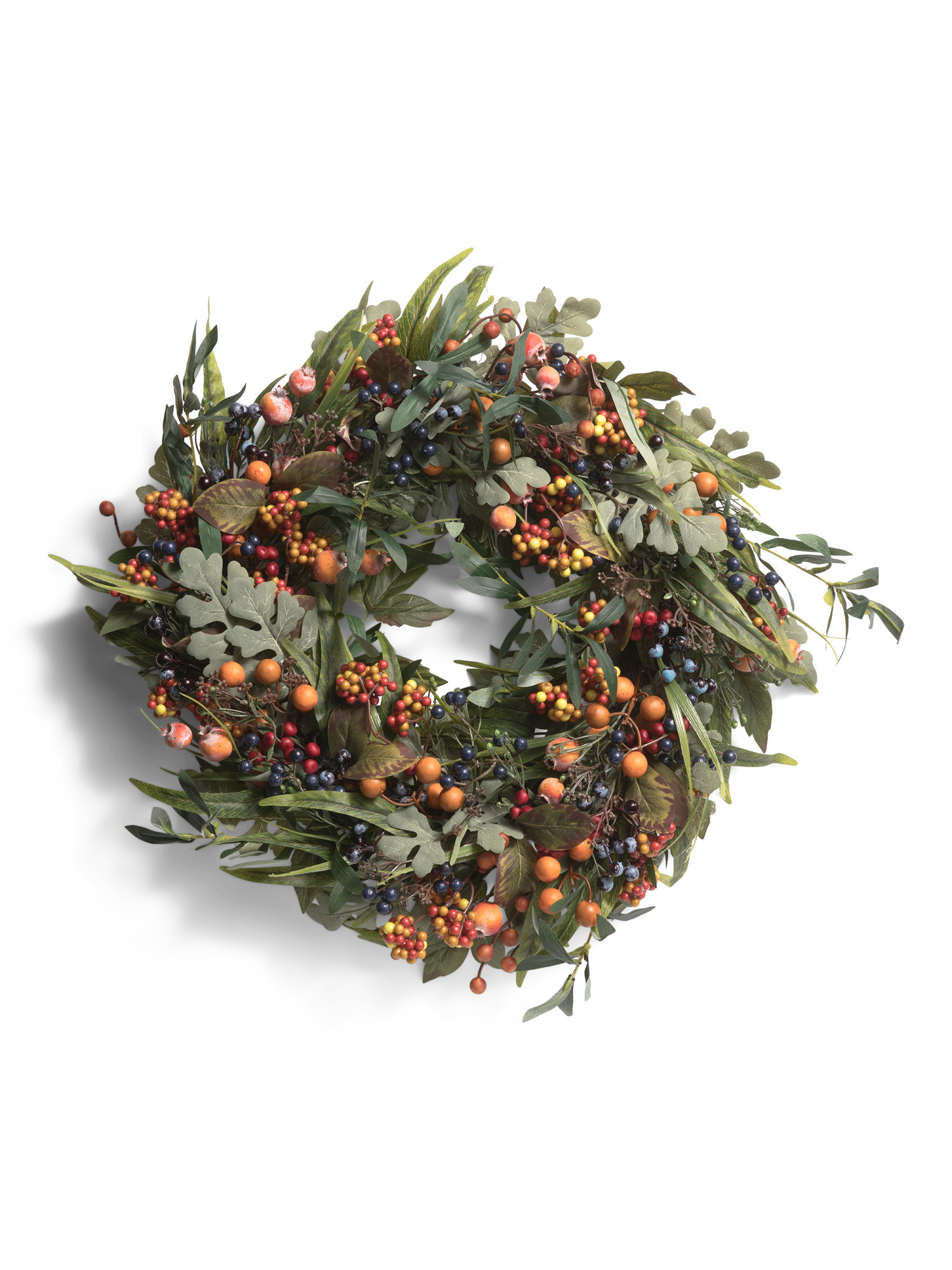 26in Fall Berries Wreath | TJ Maxx