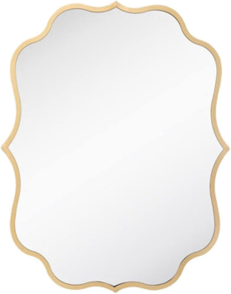 Hobby Lobby Elegant Metallic Gold Quatrefoil Wall Mirror for Home Decor, Entryway or Vanity | Amazon (US)