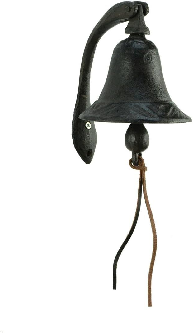 CTW Home Collection Cast Iron Logan Dinner Bell With Bracket Dinner Bell - Feel The Vibe Of Tradi... | Amazon (US)