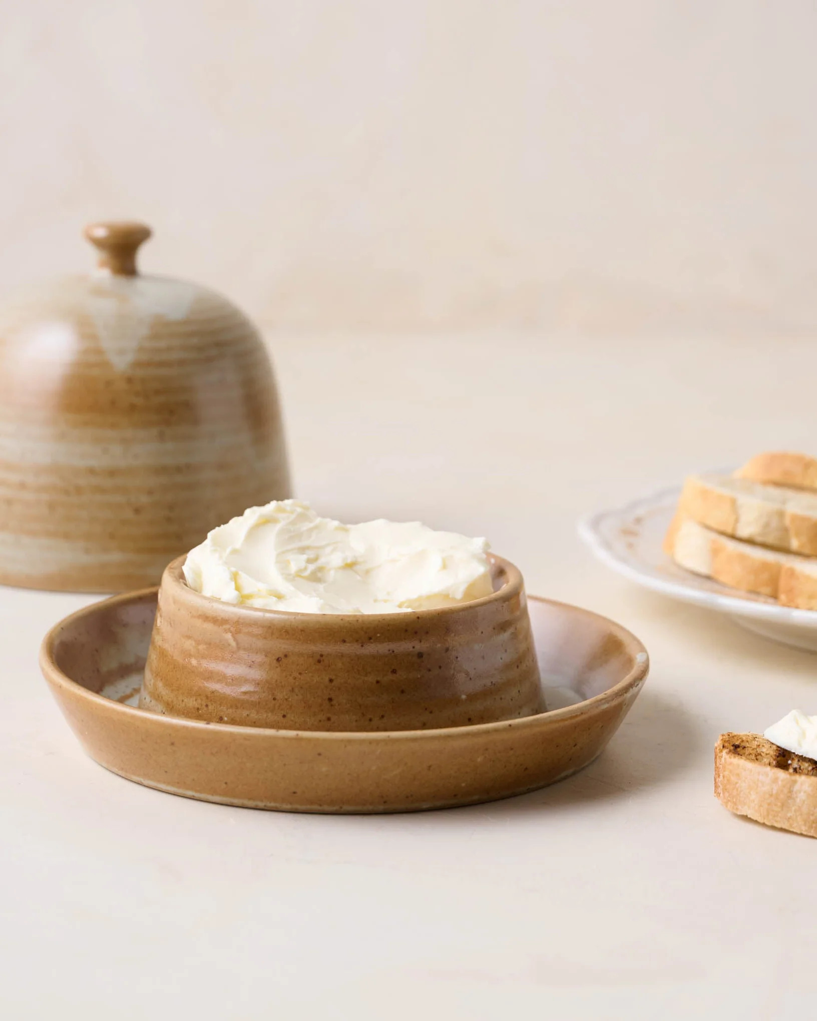 French Grey Reduction Fire Butter Dish | Magnolia