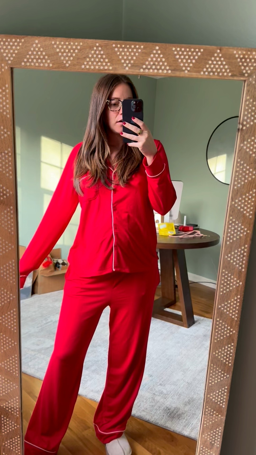 These are the best affordable pajamas!! Only $20 for the set 👏 these would make a great Christmas gift! 

I’m wearing size M and still have room with the bump 

#LTKHoliday #LTKFindsUnder50 #LTKGiftGuide