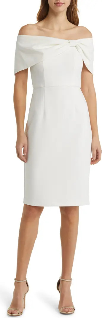 Women's Bow Collar Off the Shoulder Dress | Nordstrom