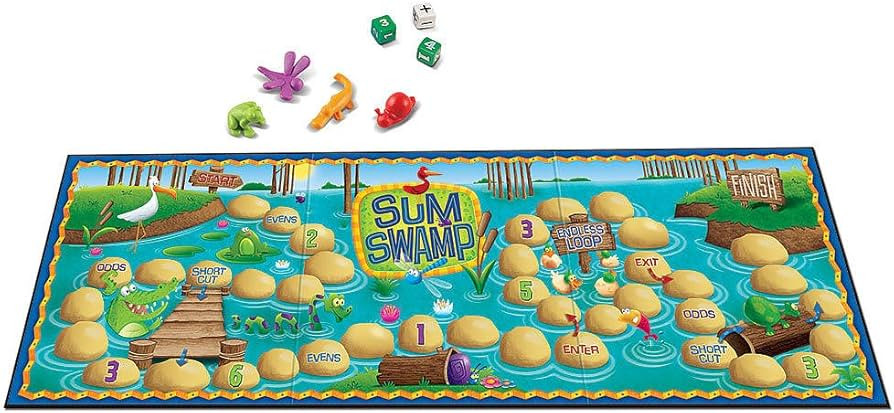 Sum Swamp Gr Pk & Up Addition & Learning Materials/T&G Subtraction Math Ler5052 Learning Resource... | Amazon (US)